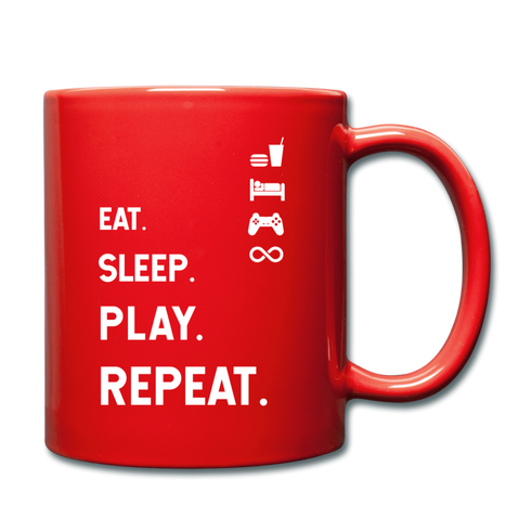 Eat Sleep Play Repeat Full Color Mug